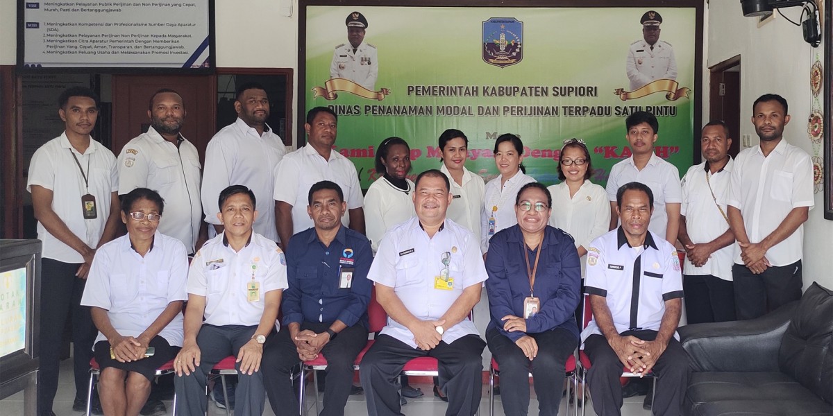 Kunjungan Ombudsman Ke DPMPTSP Supiori